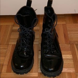 Black Patent Boots